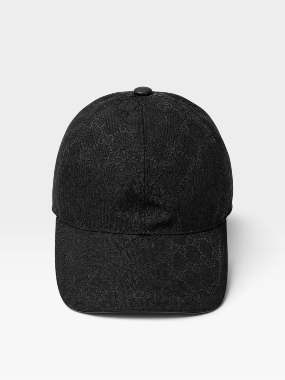 Gucci vintage Black GG Logo Baseball Cap w box